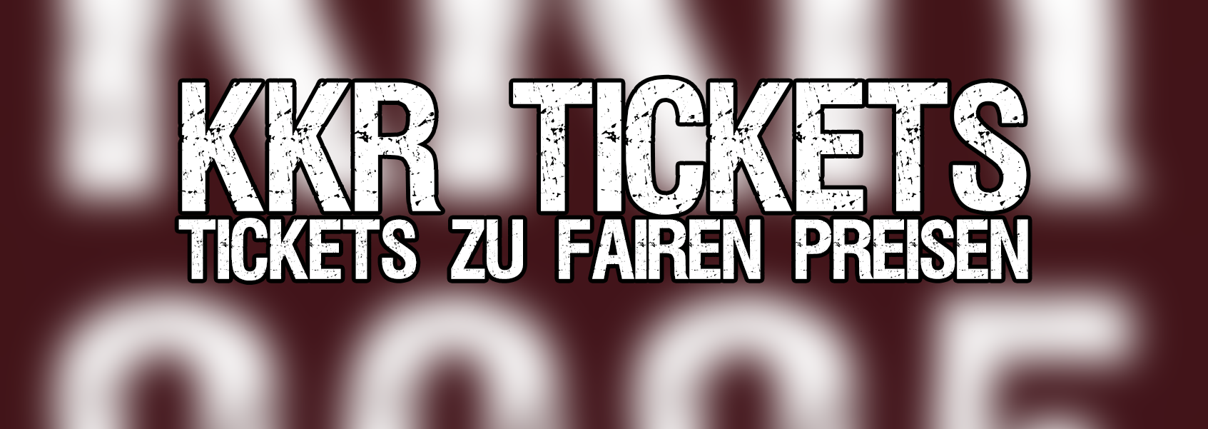 KKR TICKETS gestartet